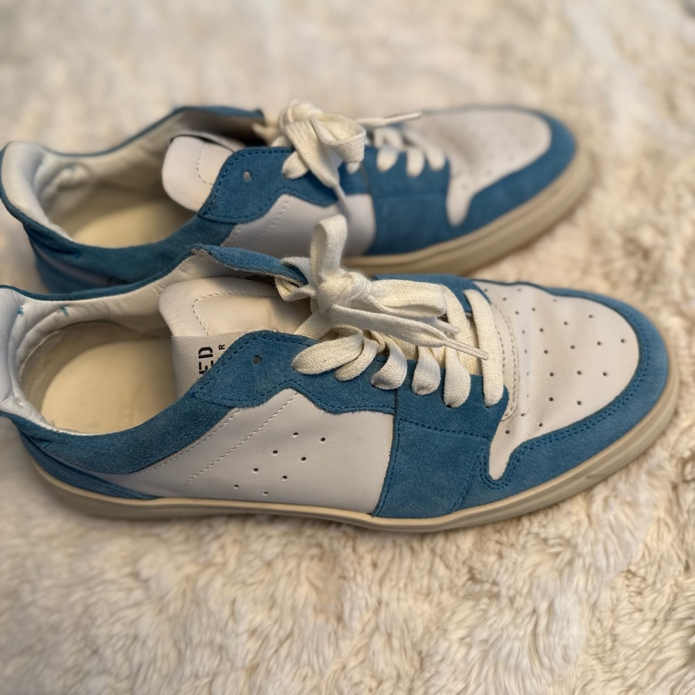 Closed Blue and White Women's Sneakers